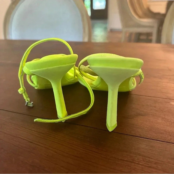 Alexander Wang Dahlia Heel in Glowstick NWOT - Picture 2 of 7